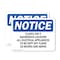 Signmission Class 1 Div 2 Hazardous Location All Electrical OSHA Notice Sign, Vinyl Decal, 10in W x 7in L, 2PK OS-2PACK-NS-D-710-L-10598 - alternate 1